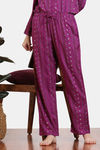 Zivame Zellij Dreams Woven Pyjama - Festival Fuchsia — thumbnail 1
